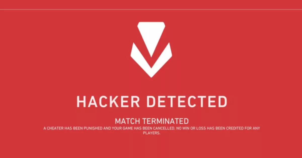 Hacker detected Valorant