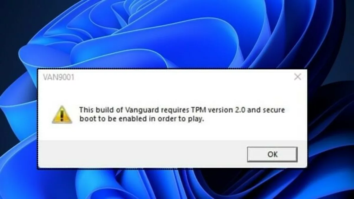 Valorant TPM 2.0 Secure Boot Error