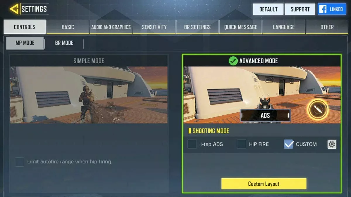 COD Mobile ADS & Hipfire Settings