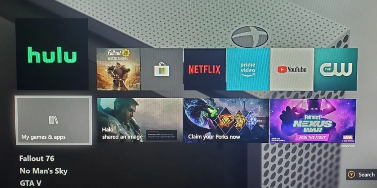 Xbox Screen
