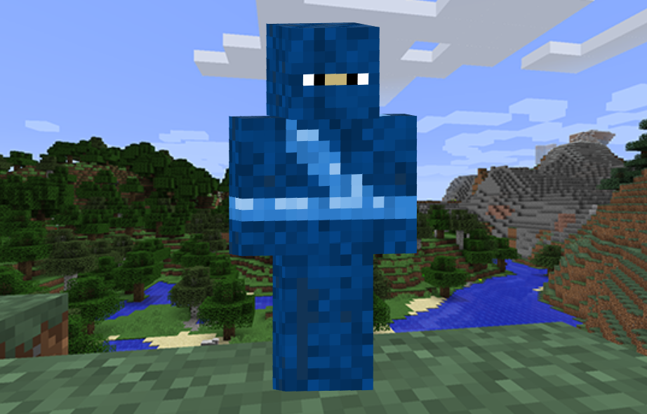 Blue Ninja Skin in Minecraft