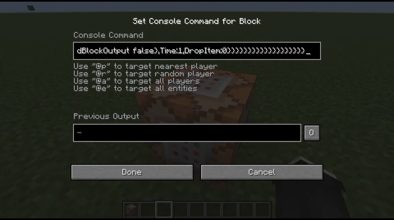 Step 1 Insert Command in Command Box