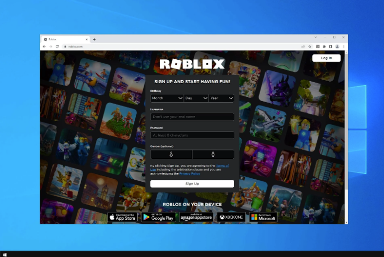 roblox browser fullscreen