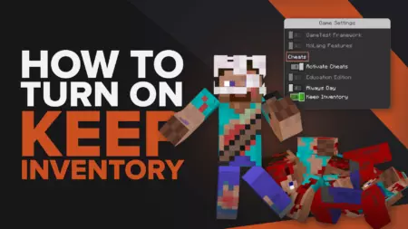 How to Turn on Keep Inventory When Dying in Minecraft