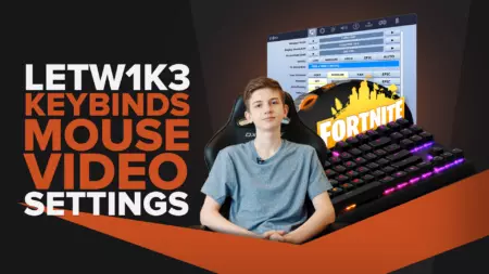 Letw1k3's | Keybinds, Mouse, Video Pro Fortnite Settings