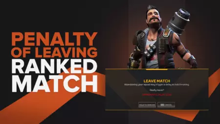 The penalties of leaving a ranked Apex Legends match!