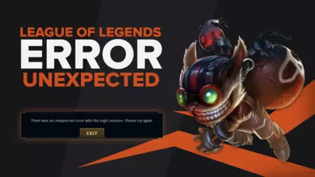 How to Fix the Unexpected Error With Login Session in League of Legends