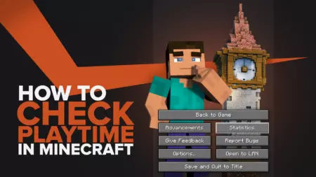 How to check playtime in Minecraft