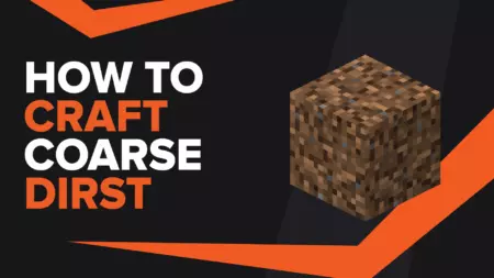 How To Make Coarse Dirt In Minecraft