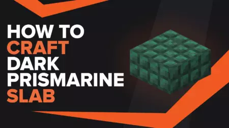 How To Make Dark Prismarine Slab In Minecraft