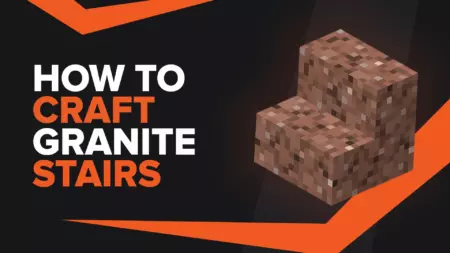 How To Make Granite Stairs In Minecraft