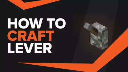How To Make Lever In Minecraft