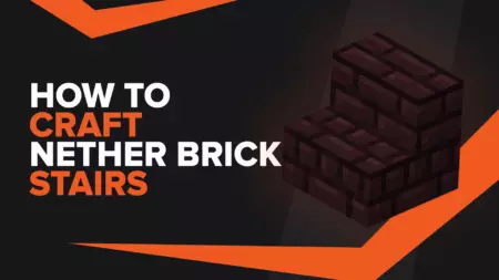 How To Make Nether Brick Stairs In Minecraft