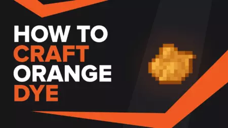 How To Make Orange Dye In Minecraft