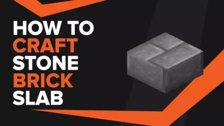 How To Make Stone Brick Slab In Minecraft