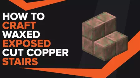 How To Make Waxed Exposed Cut Copper Stairs In Minecraft