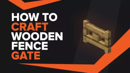 How To Make Wood Fence Gate In Minecraft