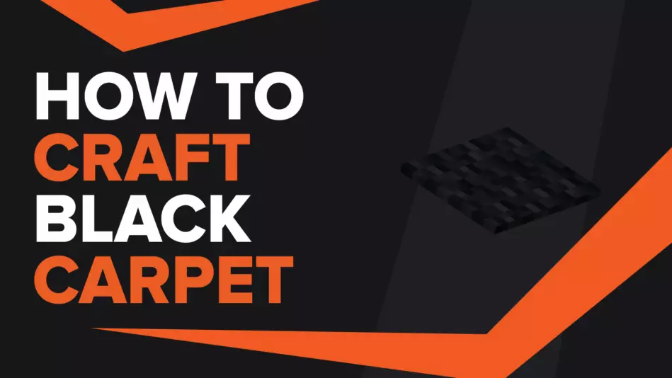 How To Make Black Carpet In Minecraft