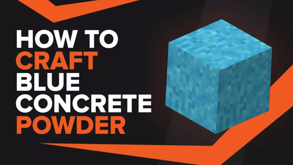 How To Make Blue Concrete Powder In Minecraft