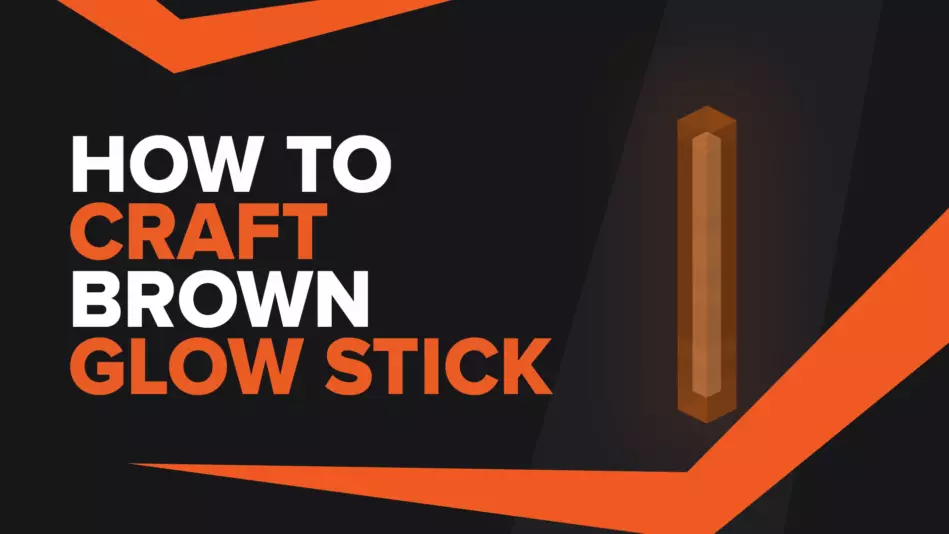 How To Make Brown Glow Stick In Minecraft