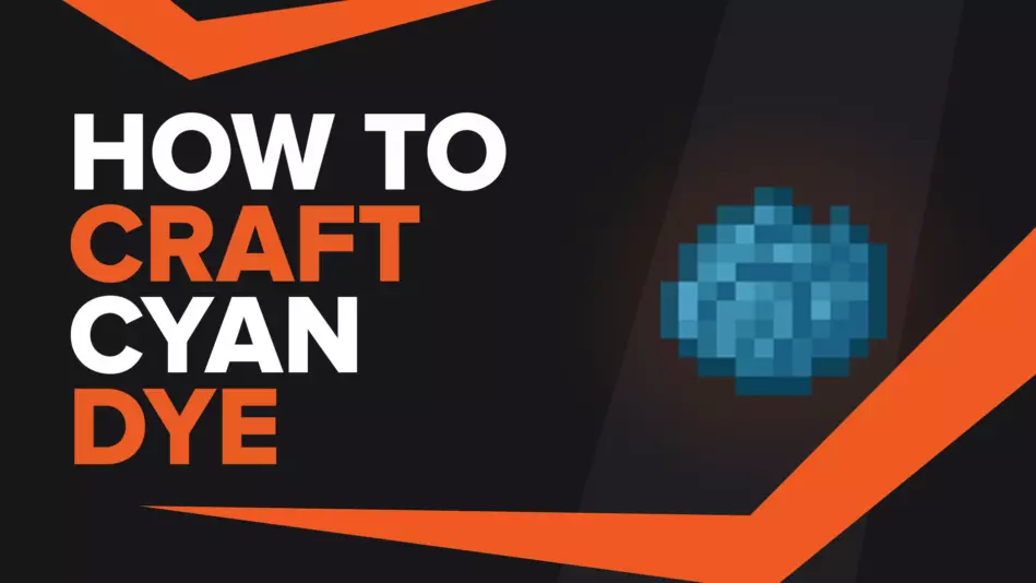 How To Make Cyan Dye In Minecraft