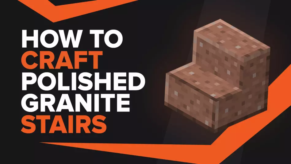 How To Make Polished Granite Stairs In Minecraft