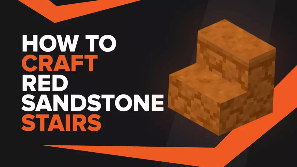 How To Make Red Sandstone Stairs In Minecraft