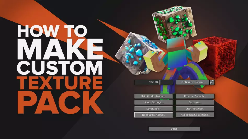 How to make a custom texture pack in Minecraft!