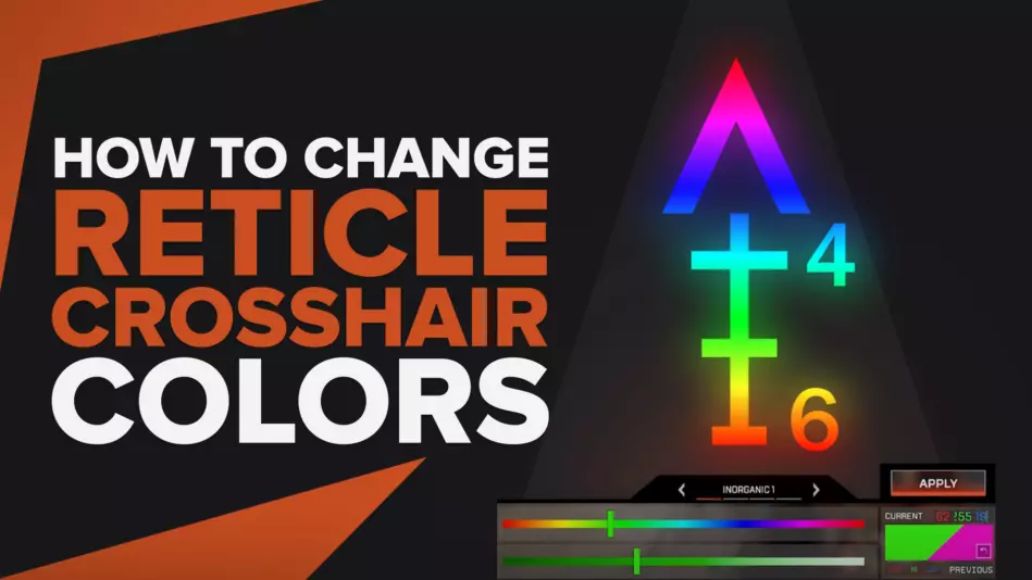 How To Change Reticle Crosshair Color In Apex Legends