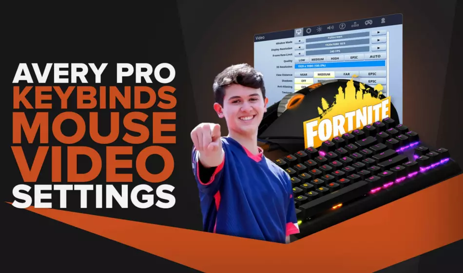 Avery | Keybinds, Mouse, Video Pro Fortnite Settings