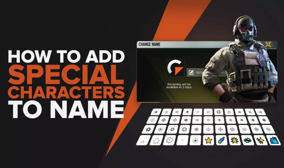 How to add special symbols to your name in COD Mobile?