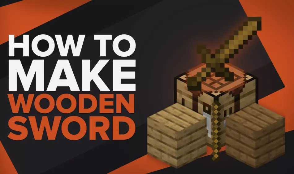 How to Make a Wooden Sword in Minecraft