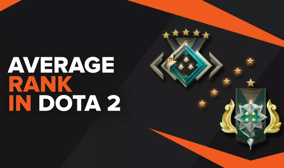 What is the average rank in Dota 2?