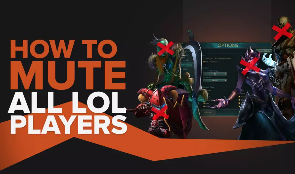 How to Mute All LoL Players