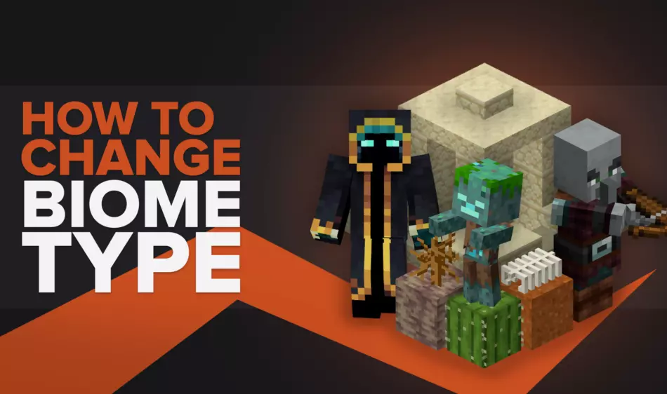 How to change your Biome type in Minecraft