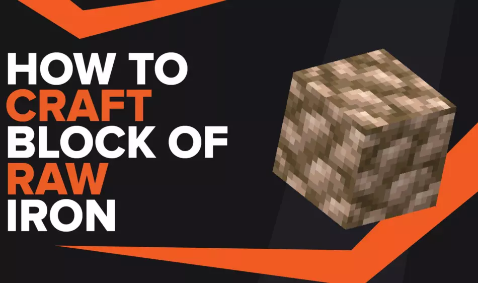 How To Make Block Of Raw Iron In Minecraft