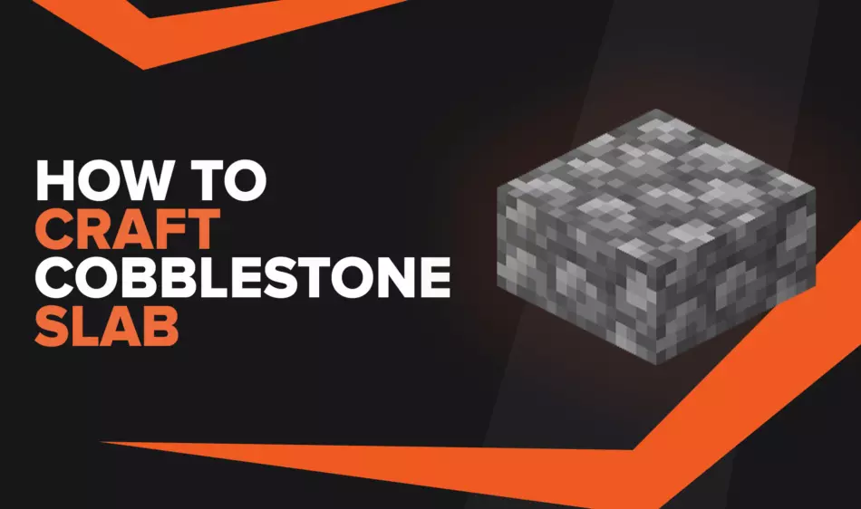 How To Make Cobblestone Slab In Minecraft