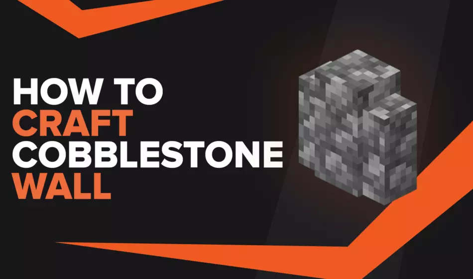 How To Make Cobblestone Wall In Minecraft