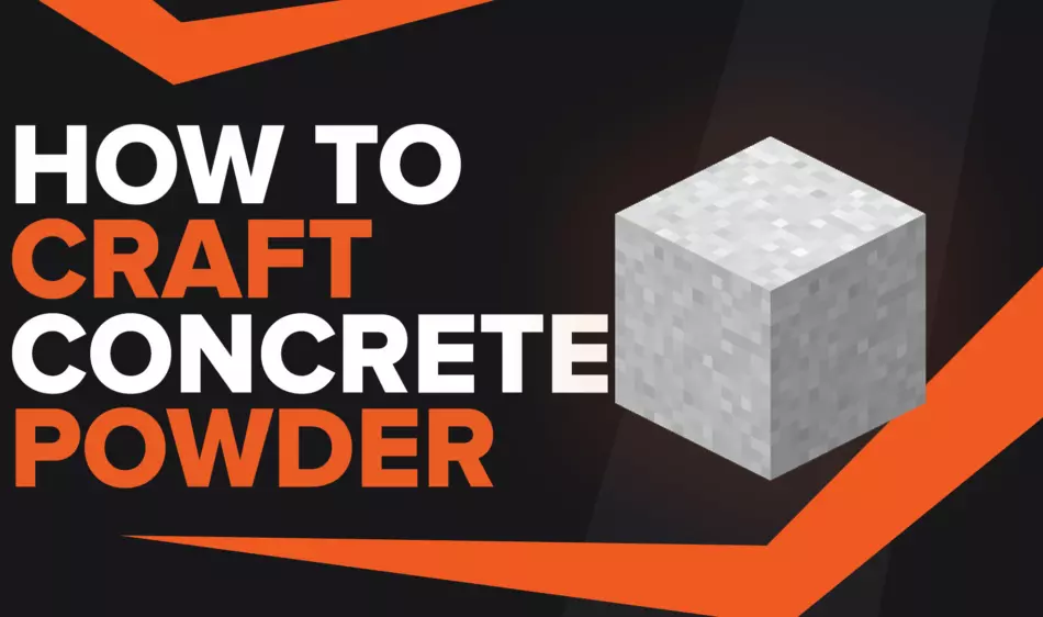 How To Make Concrete Powder In Minecraft