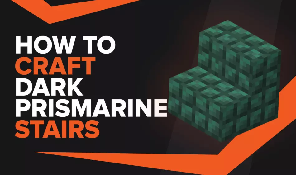 How To Make Dark Prismarine Stairs In Minecraft