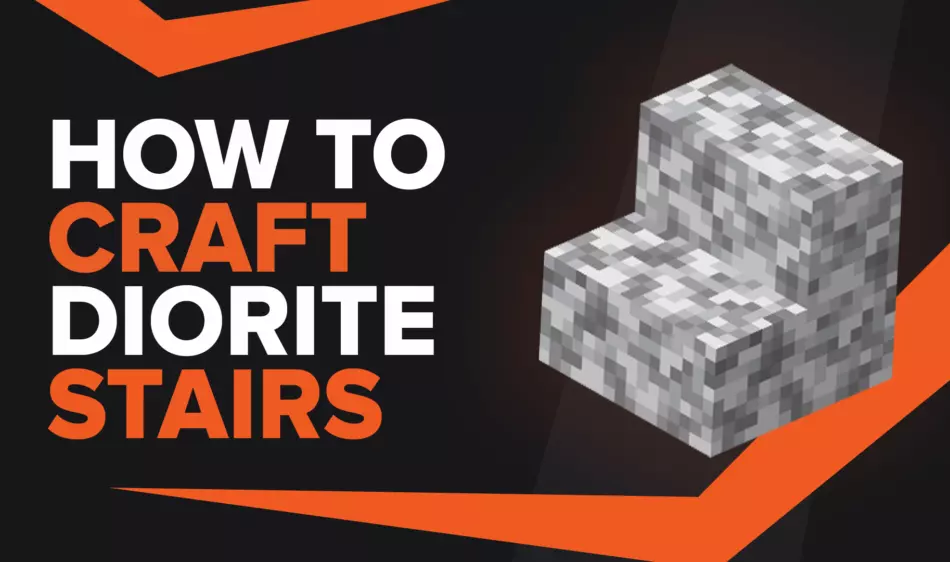 How To Make Diorite Stairs In Minecraft