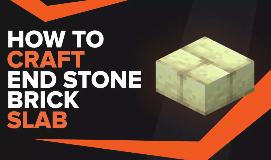 How To Make End Stone Brick Slab In Minecraft