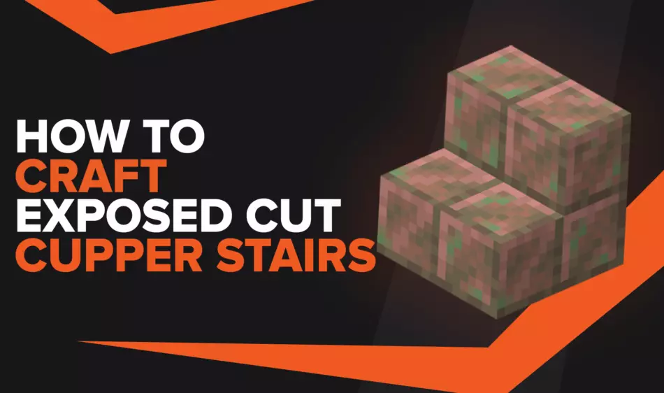How To Make Exposed Cut Copper Stairs In Minecraft