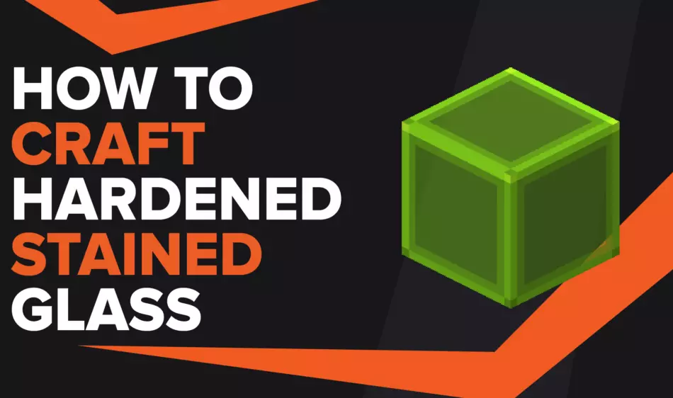 How To Make Hardened Stained Glass In Minecraft
