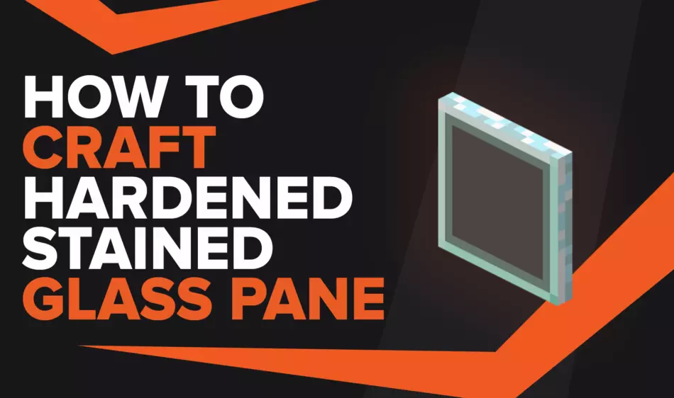How To Make Hardened Stained Glass Pane In Minecraft