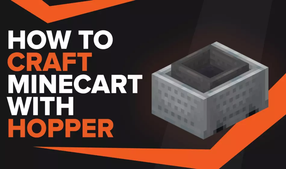 How To Make Minecart With Hopper In Minecraft