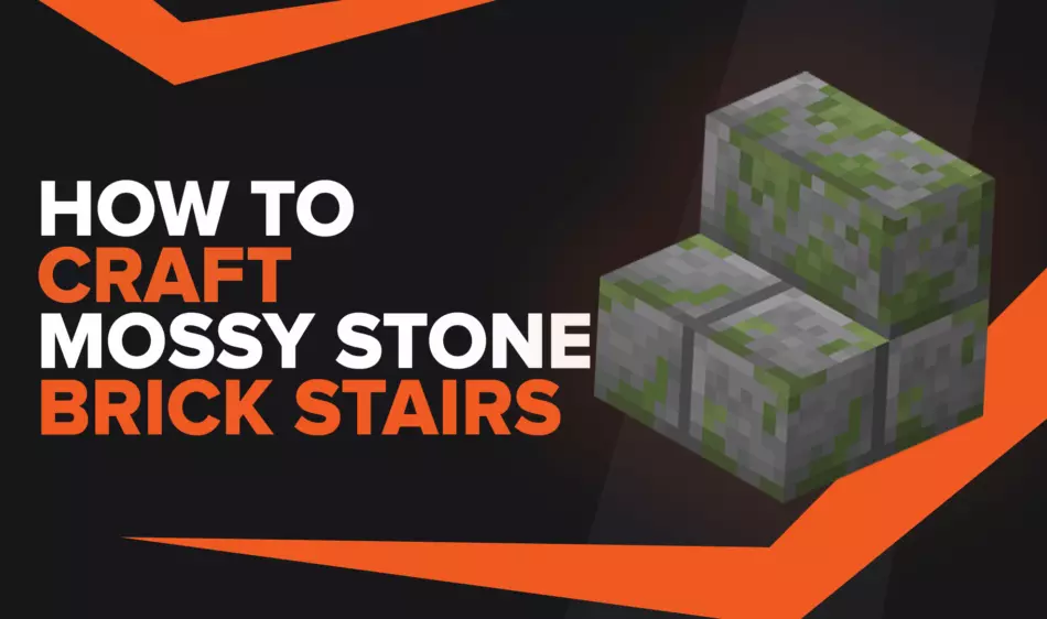 How To Make Mossy Stone Brick Stairs In Minecraft