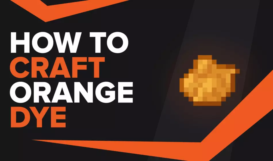 How To Make Orange Dye In Minecraft