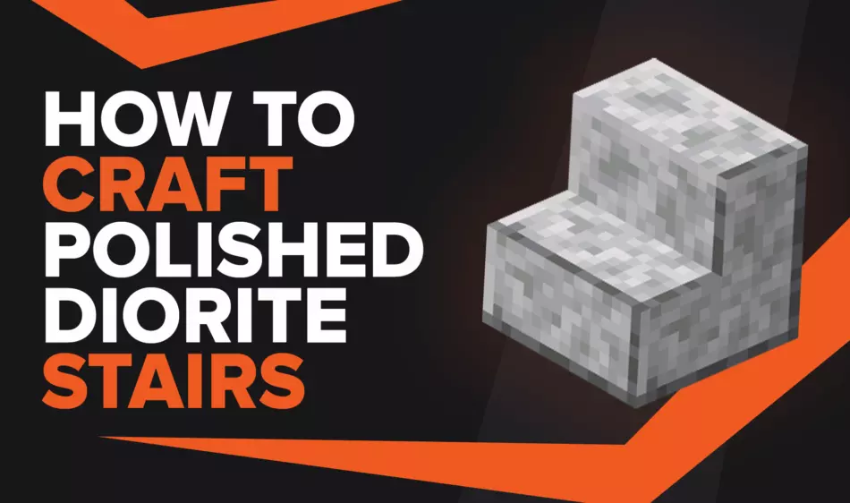 How To Make Polished Diorite Stairs In Minecraft