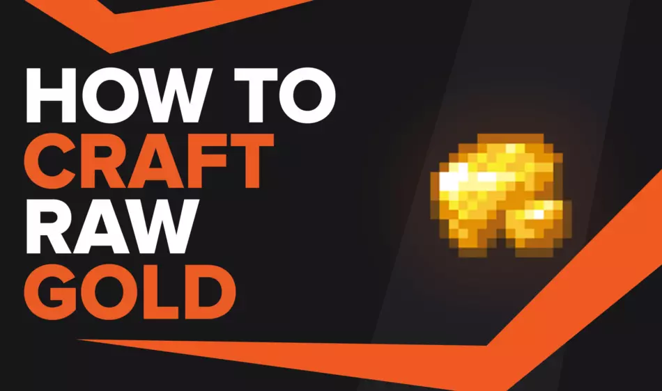 How To Make Raw Gold In Minecraft